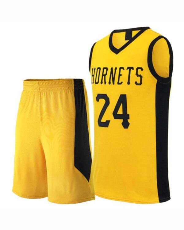 Custom basketball jersey and shorts sample